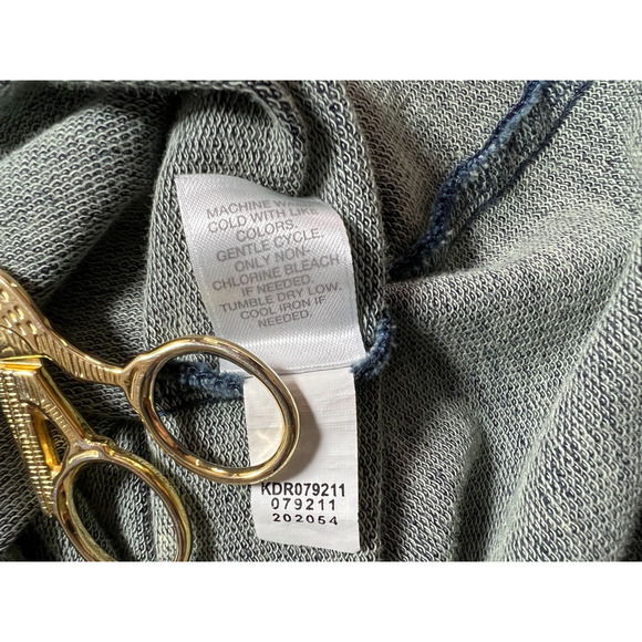 Pure‎ Jill Indigo Long Sleeve Shift Dress Size L - Picture 4 of 5